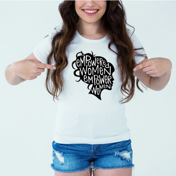 Designer Printed T-Shirt :: Design type - Empowered Women - Cloth type : Polyester