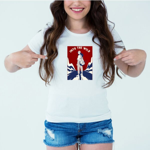 Designer Printed T-Shirt :: Design type - Into The Wild - Cloth type : Polyester