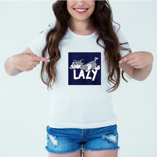 Designer Printed T-Shirt :: Design type - Lazy - Cloth type : Cotton