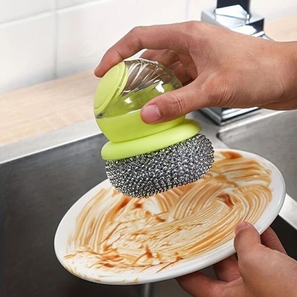 Premium Liquid Steel Scrubber Brush (Imported)