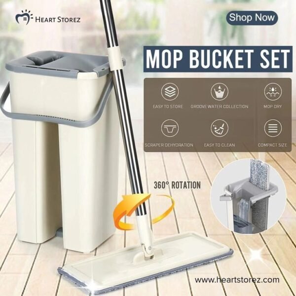 Bucket Scratch Mop ? Imported, Sturdy Cleaning Tool for Floors and Surfaces