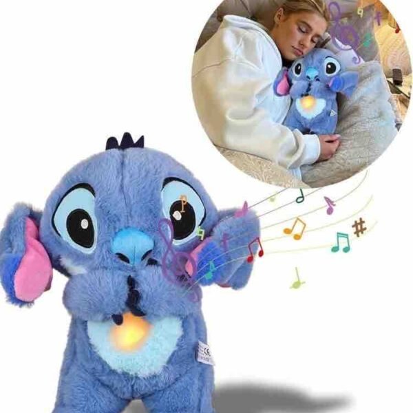 Snitch Breathing Teddy Toy With LED & Music