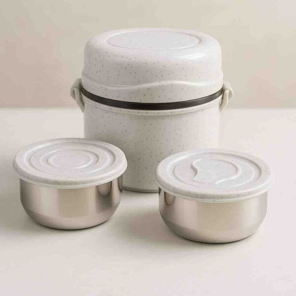 Mega Farari Steel Lunch Box