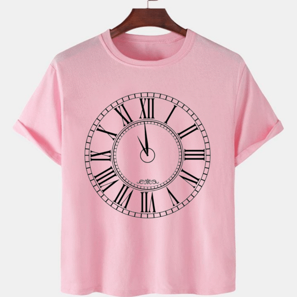 Pink Unisex Cotton Premium Quality Designer Printed T-Shirt
