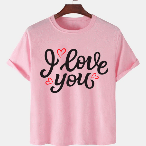 Pink Unisex Cotton Premium Quality Designer Printed T-Shirt