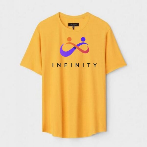 Yellow Unisex Cotton Regular Fit Printed Round Neck T-Shirt